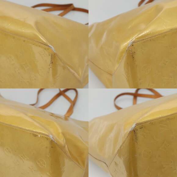 LOUIS VUITTON Monogram Vernis Reade GM Tote Bag Beige M91140 - Picture 10 of 12